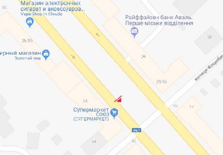 Бэклайт B в Чернигове Миру просп., 24 схема