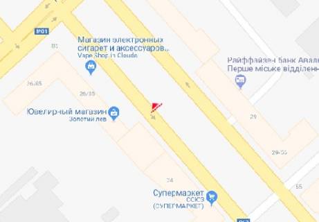 Беклайт A у Чернігові Миру просп., 24 схема