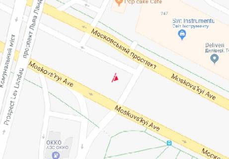 Билборд A в Харькове просп. Героїв Харкова (Московський)., 247 схема