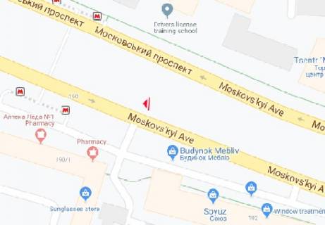 Билборд A в Харькове, 3x6  Героїв Харкова пр., 192 схема