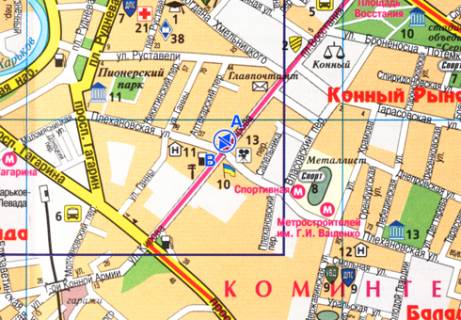 Бэклайт A в Харькове Молочна вул. (Кірова (Червонозаводський р-н) вул.) - Плехановська вул., 39а схема