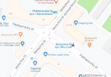 Бэклайт A в Харькове Плехановська вул., 41-43 схема