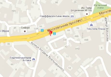 Бэклайт B в Харькове Героїв Харкова просп. (Московський просп.), 40 схема