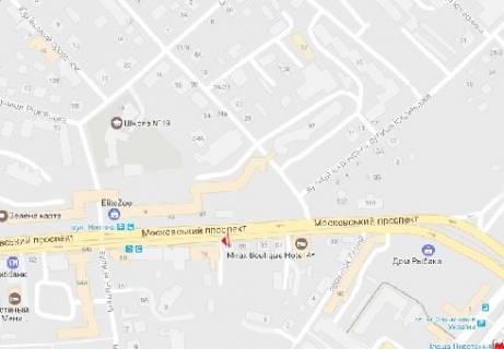 Бэклайт A в Харькове Героїв Харкова просп. (Московський просп.), 78 схема