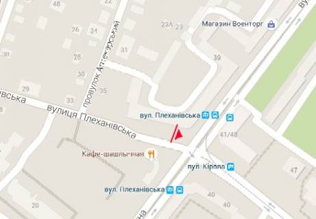 Беклайт A у Харкові Плехановська вул., 39а схема