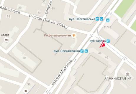 Беклайт B у Харкові Плехановська вул., 40 схема