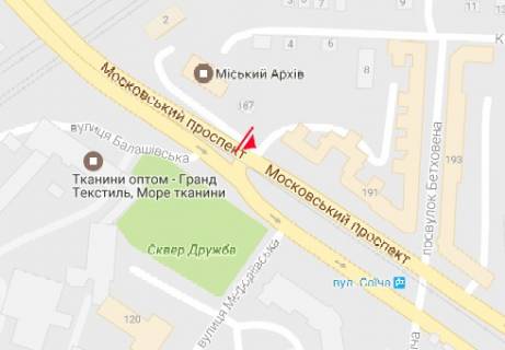 Призма A в Харькове, 3x6  Московский пр., 187 - 117650 схема