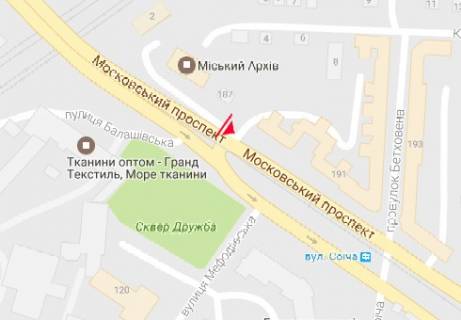 Призма A в Харькове, 3x6  просп. Героїв Харкова (Московський)., 187 - 117651 схема