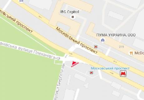 Призма A в Харькове, 3x6  просп. Героїв Харкова (Московський). - Энергетическая ул. - 117652 схема