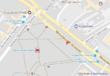 Скроллер A в Харькове, 2.32x3.14  просп. Героїв Харкова (Московський), 94 - 128740 схема
