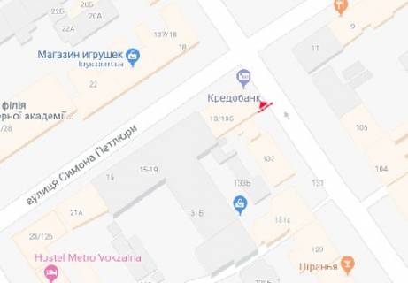 Бэклайт B в Киеве Саксаганського вул., 135/13 схема