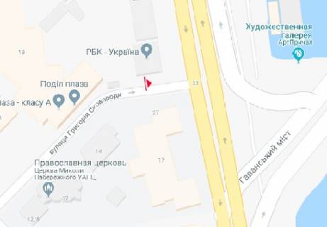 Бэклайт A в Киеве Григорія Сковороди вул., 21 схема