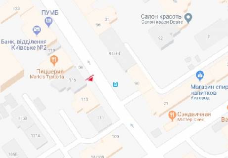 Бэклайт A в Киеве Саксаганського вул., 115 схема