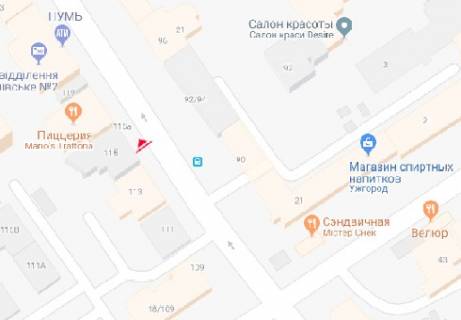 Бэклайт B в Киеве Саксаганського вул., 115 схема
