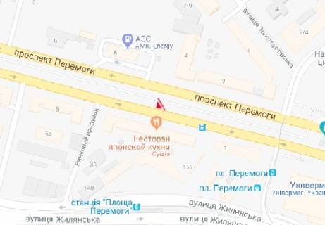 Ситилайт A в Киеве Победы пр., 3 схема