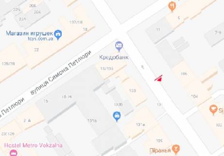 Бэклайт A в Киеве Саксаганського вул., 106 схема