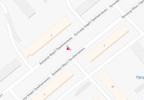 Бэклайт B в Киеве Марії Приймаченко бульв., 5 схема