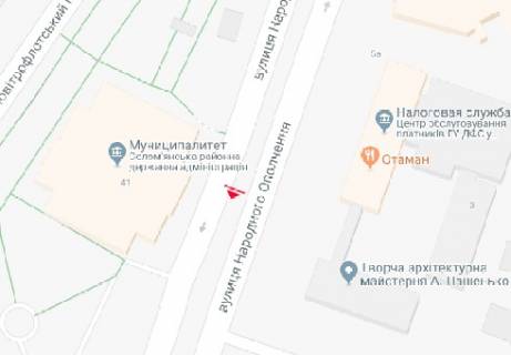 Беклайт B у Києві Народного ополчення вул., 3 схема