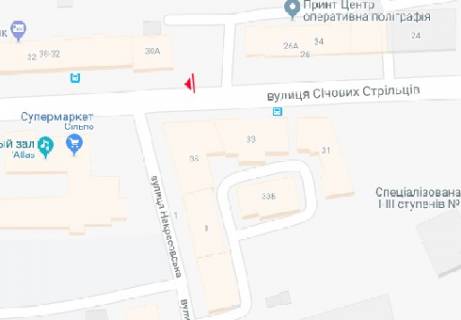Ситискролл B в Киеве, 1.86x1.27  Січових Стрільців (Артема вул.), 28а схема