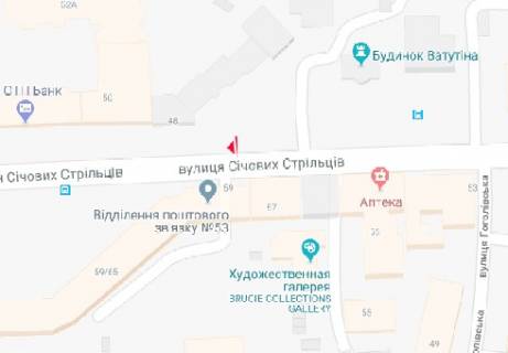 Бэклайт B в Киеве Січових Стрільців (Артема вул.), 48 схема