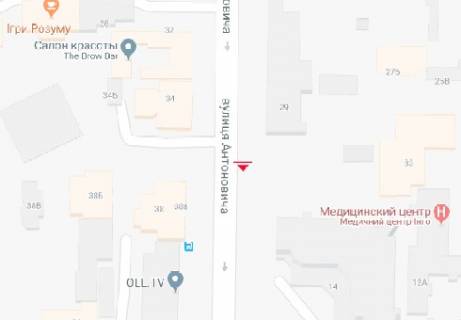 Бэклайт B в Киеве Антоновича вул. (Горького вул.), 33б схема