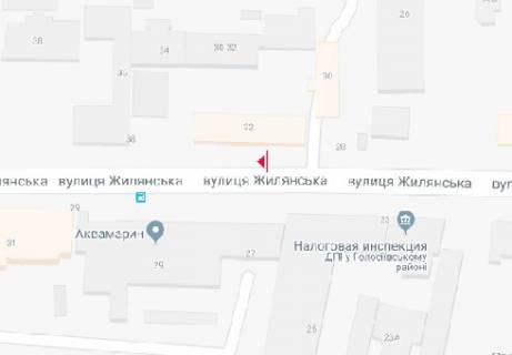 Беклайт A у Києві Жилянська вул., 30-32 схема