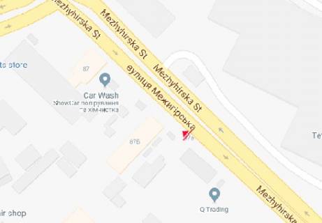 Скроллер A в Киеве, 2.3x3.14  Межигірська вул., 87а - 478365 схема