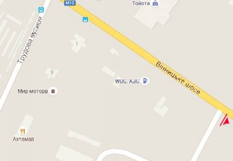 Билборд B в Хмельницком, 3x6  Вінницька вул., 1 схема