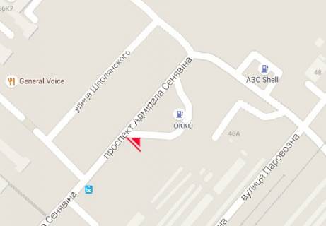 Билборд B в Херсоне, 3x6  Адмірала Сенявіна просп., 160 схема