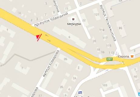 Призматрон, Призма A у Херсоні, 3x6  Миколаївське шосе - Козацький пров. - 14206 схема