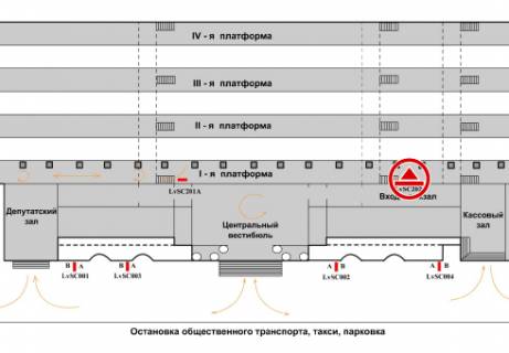 Бэклайт A в Львове Перша платформа схема