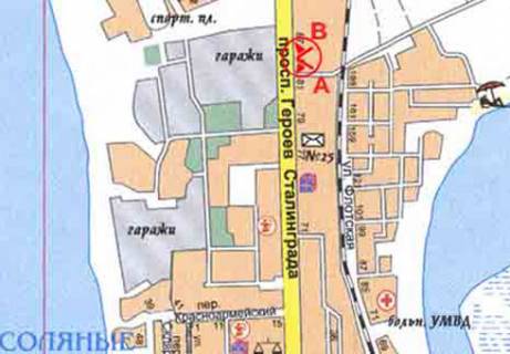 Билборд A в Николаеве, 3x6  Героїв Сталінграда просп., 85 схема