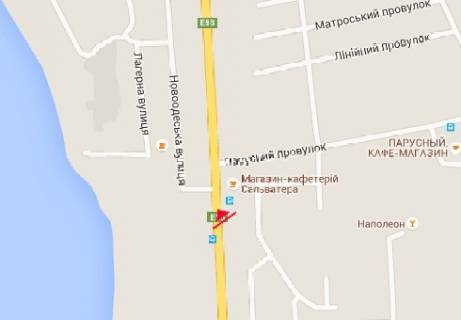 Білборд, Бігборд (Борд)  B у Миколаєві, 3x6  Героїв Сталінграда просп., 21 схема