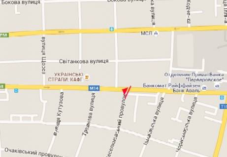 Білборд, Бігборд (Борд)  A у Миколаєві, 3x6  Веселинівська вул., 30 схема