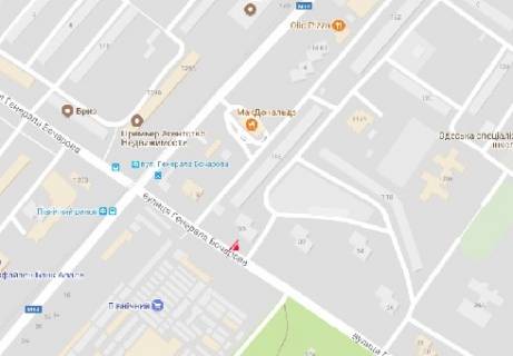 Білборд, Бігборд (Борд)  A у Одесі, 3x6  Владислава Бувалкіна вул. (Генерала Бочарова)., 30 схема