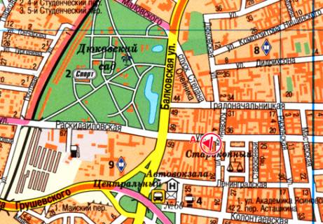 Билборд A в Одессе, 3x6  Розкидайлівська вул., 41 схема