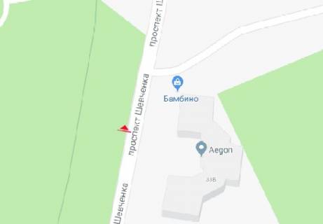 Беклайт A у Одесі Шевченка просп., 31 схема