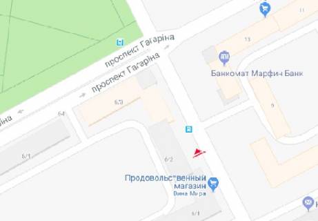 Бэклайт A в Одессе Шевченка просп., 6/2 схема
