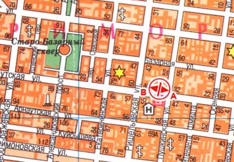 Бэклайт A в Одессе Велика Арнаутська вул., 34 схема