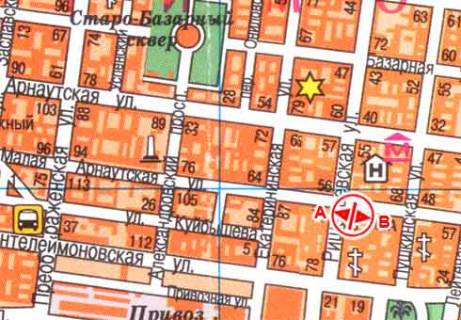 Бэклайт B в Одессе Мала Арнаутська вул., 69 схема