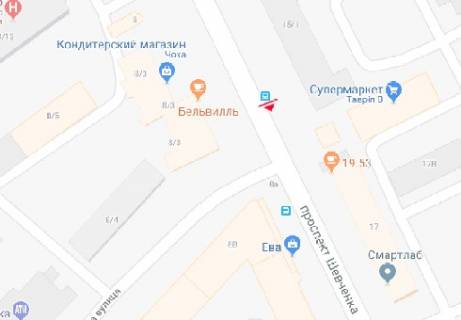 Скроллер A в Одессе, 2.32x3.14  Шевченко пр., 15/1 - 148470 схема