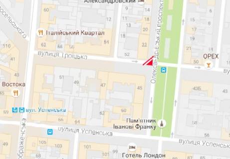 Скроллер A в Одессе, 2.3x3.14  Троїцька вул., 52 - 479209 схема