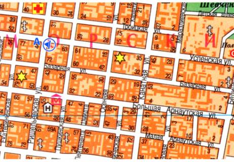 Скроллер A в Одессе, 2.3x3.14  Успенська вул. - Рішельєвськавул., 35/37 - 479210 схема