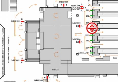 Нестандарт B в Одессе Платформа № 3 схема