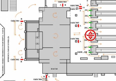 Нестандарт A в Одессе Платформа № 3 схема
