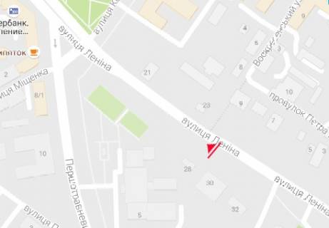 Билборд A в Полтаве, 3x6  Небесної Сотні вул. схема