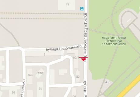 Призма B в Полтаве, 3x6  Раиси Кириченко ул., 82 - 13661 схема