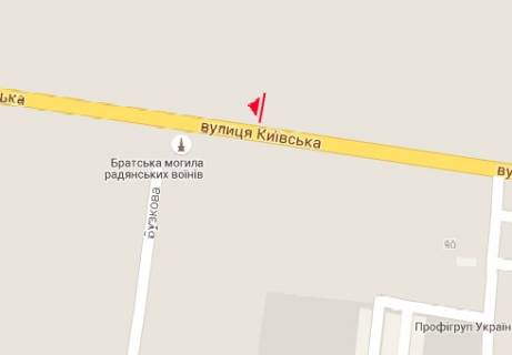 Білборд, Бігборд (Борд)  B у Рівному, 3x6  Київська вул., 90 схема