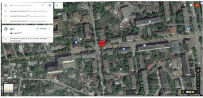 Ситилайт  в Ромнах Коржевская, 84 схема