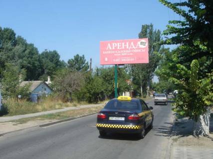 Билборд B в Бердянске, 6x3  Лиепайская ул. / Тищенко ул. фото 1